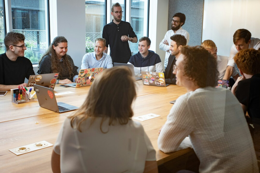 diverse europeans in discussion