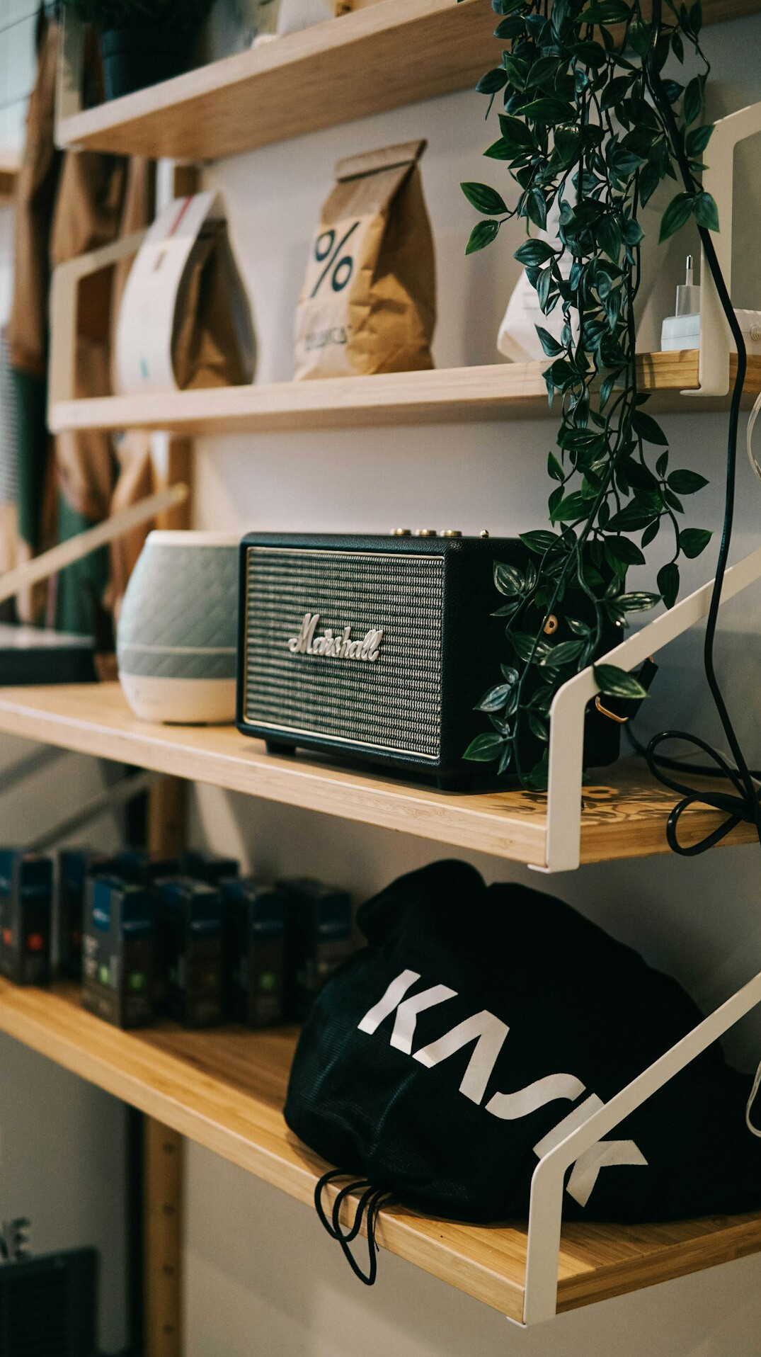 sustainable products on shelf