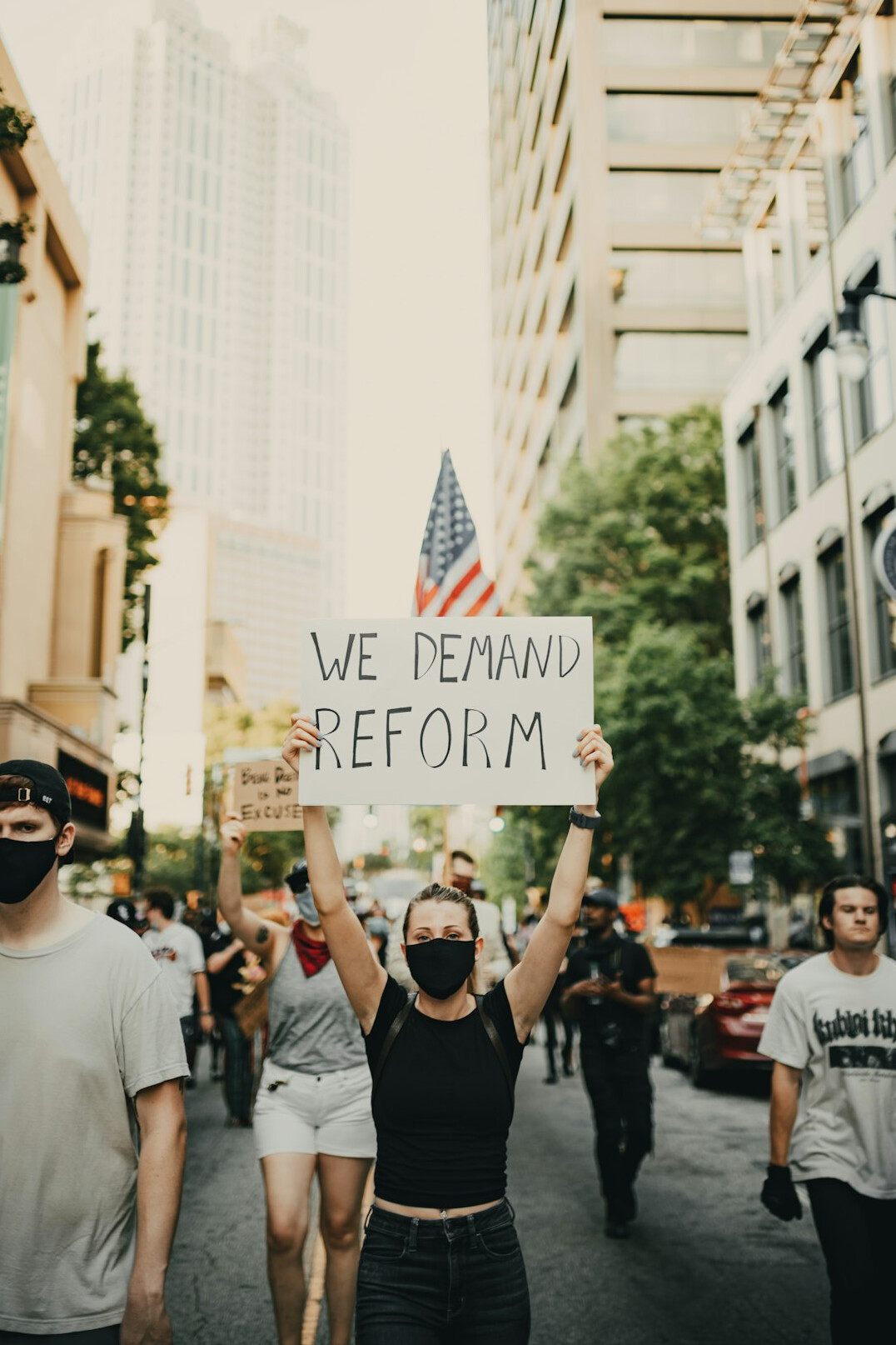 protest against government during pandemic