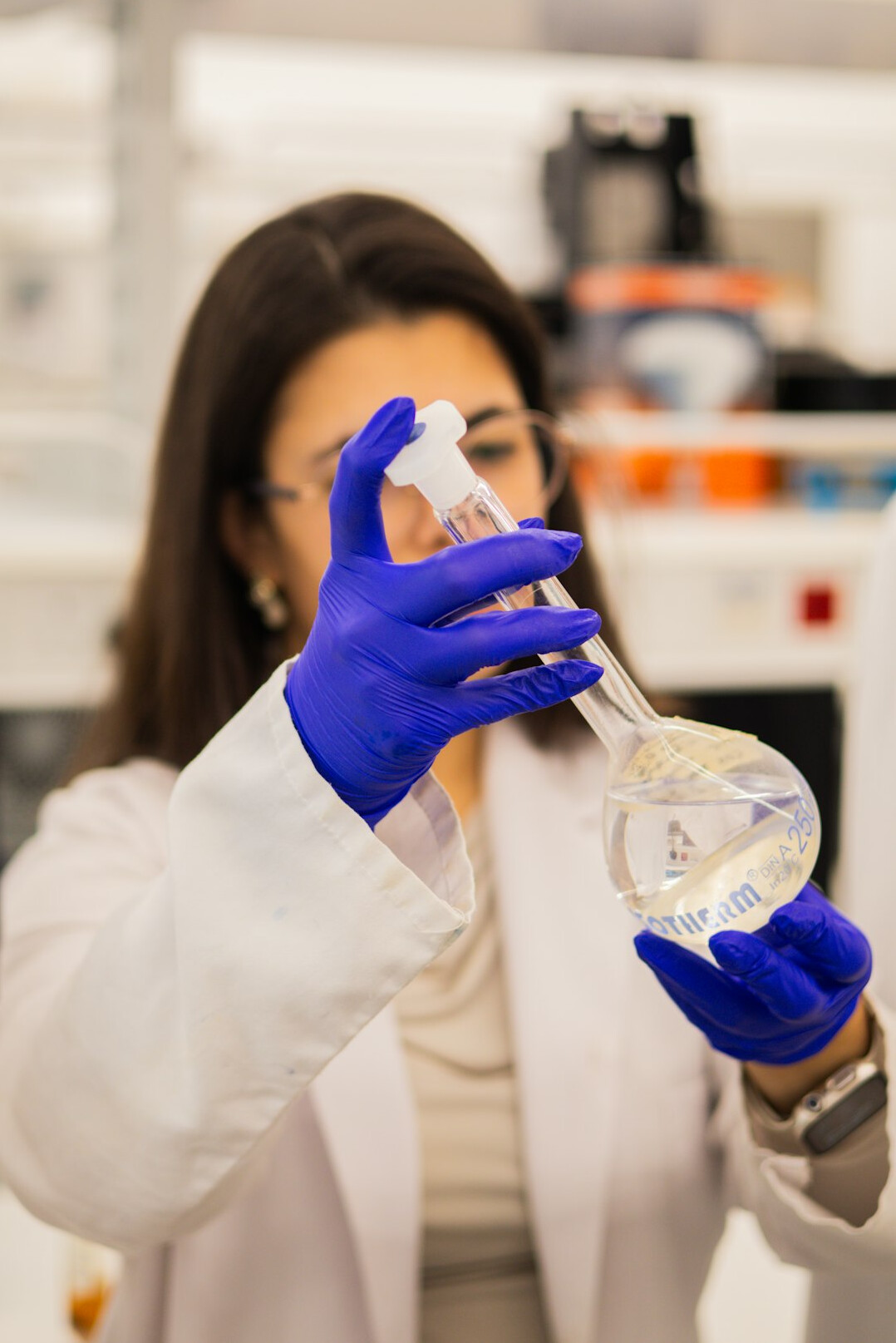 scientist in lab during pandemic